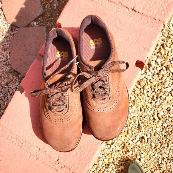 SAS Walk Easy Genuine Leather Lace-up Sz. 9 Shoe - Picture 1 of 12